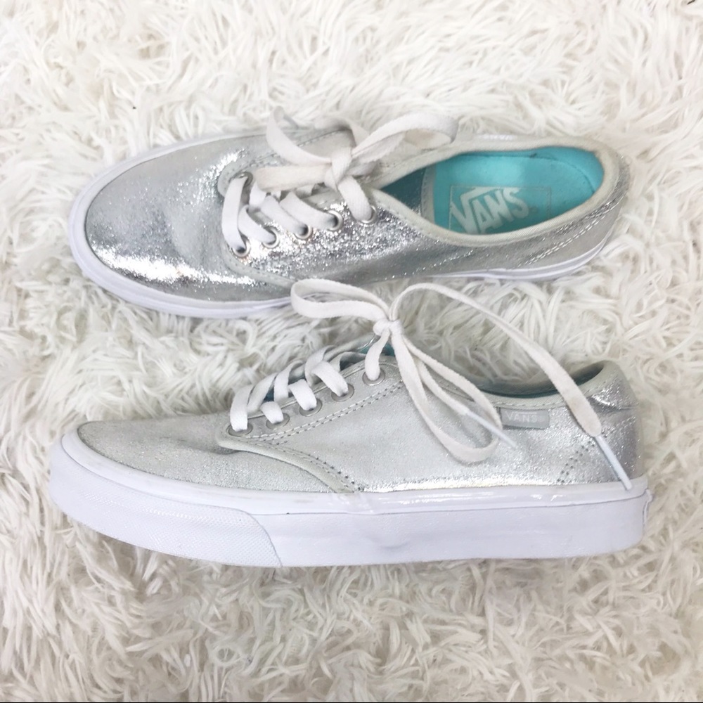 VANS My Camden Metallic Silver Shoes